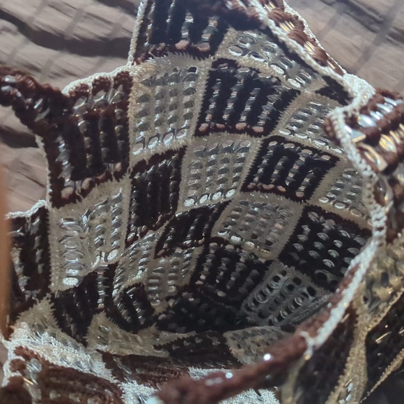 Aluminum Pop Top Handmade boho style Bag - Picture 3 of 4